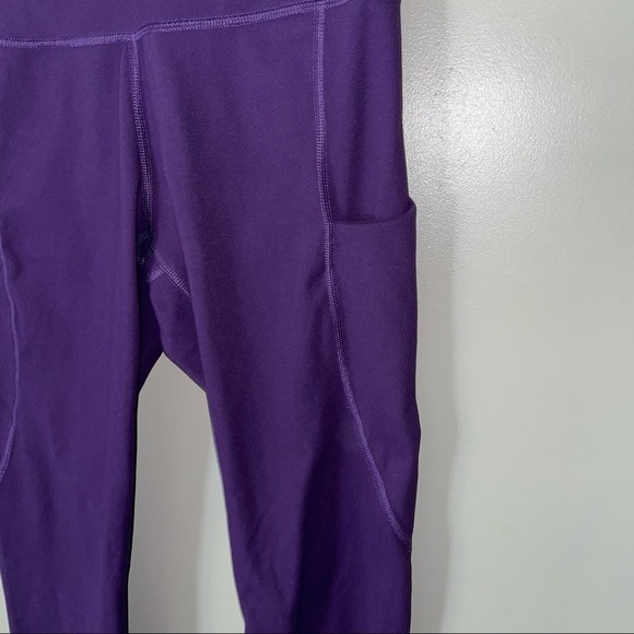 Funani Purple Capri Leggings - Picture 2 of 4